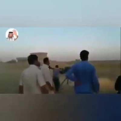 Being untrained in the use of a machine gun