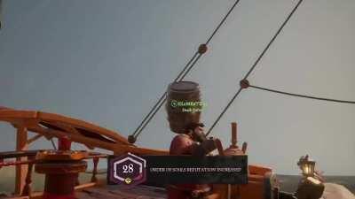 I have disturbed the barrel gods