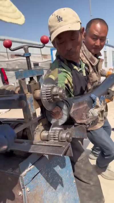 Extracting copper from submarine cables.