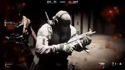 Getting executed in gunfight.