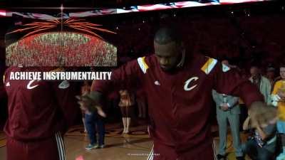 LeBron James, scream if you love Evangelion