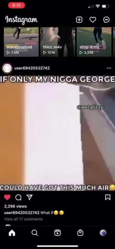 George Floyd. It being uncropped makes it phunny haha