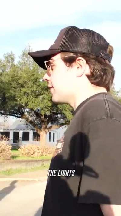 Building a fake UFO and flying it over a small town in Texas