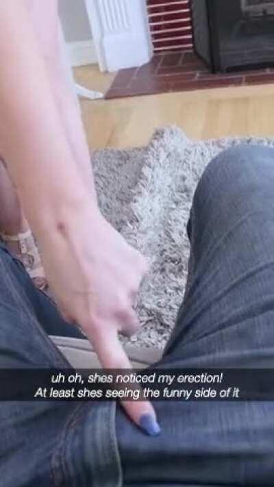 Helping mom chose lingerie