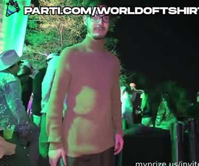 Remind me again as to why people are desperate to hangout with him? Is the clout really worth it?