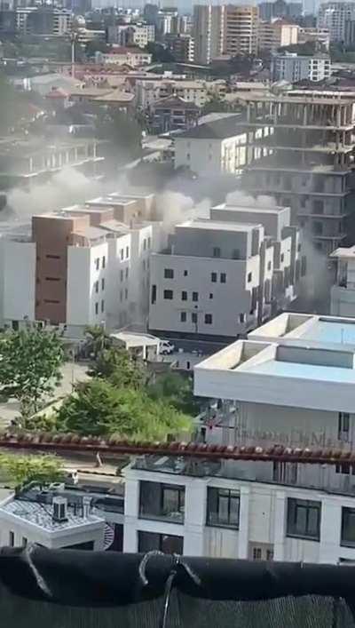 12th April 2023 - Building under construction collapses on Banana Island, Nigeria