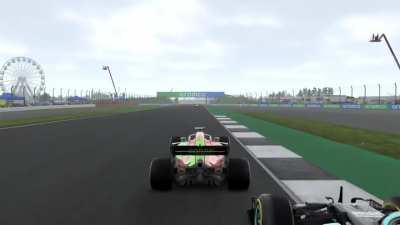 AI trying to overtake off track?!