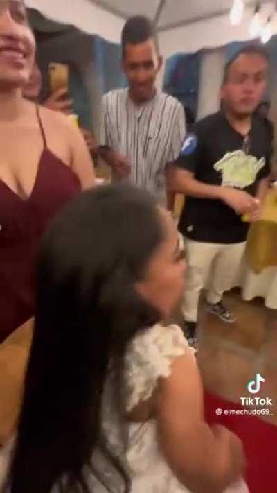 Man just got married, had a sancho and got outed in front of the entire family.