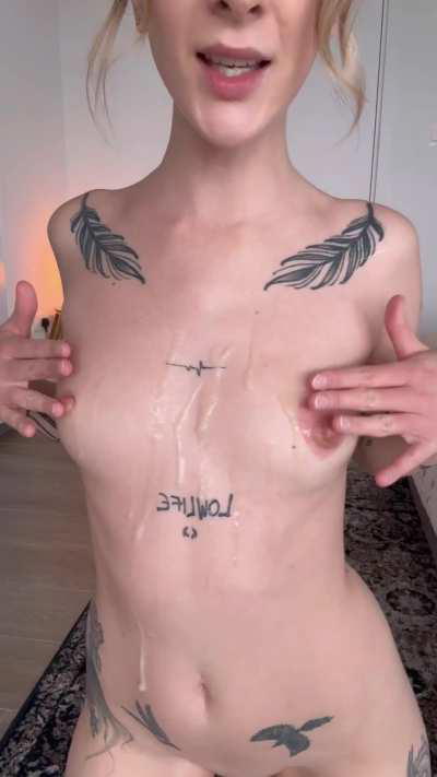 filmed a cheeky cum-covered JOI 😋 