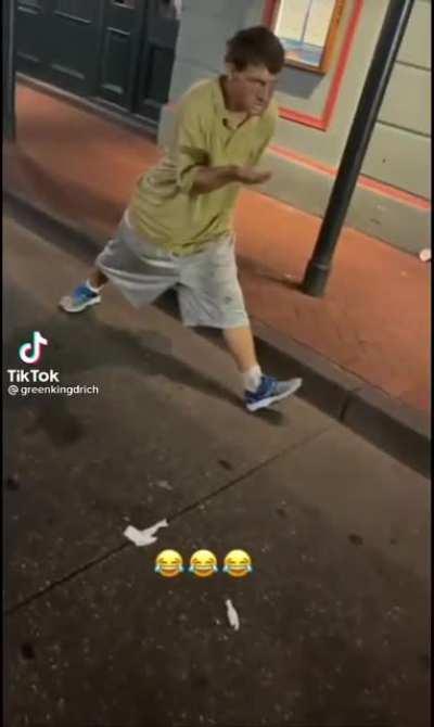 Not sure what he took but it seems to have him stuck in time