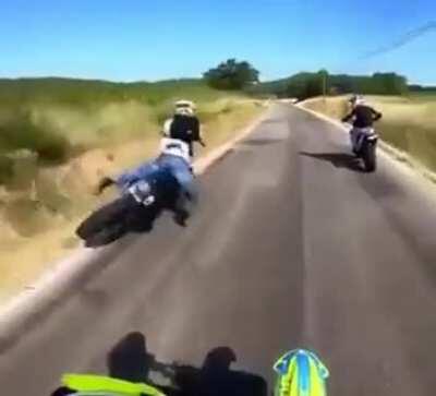 Check out this awesome wheelie.