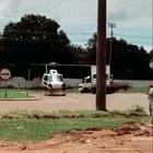 Driving towards chopper's rotating blade