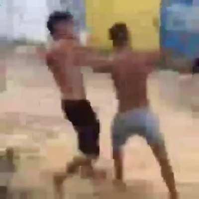 Kota encontrando Feijão assado