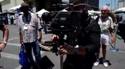 this man’s camera rig