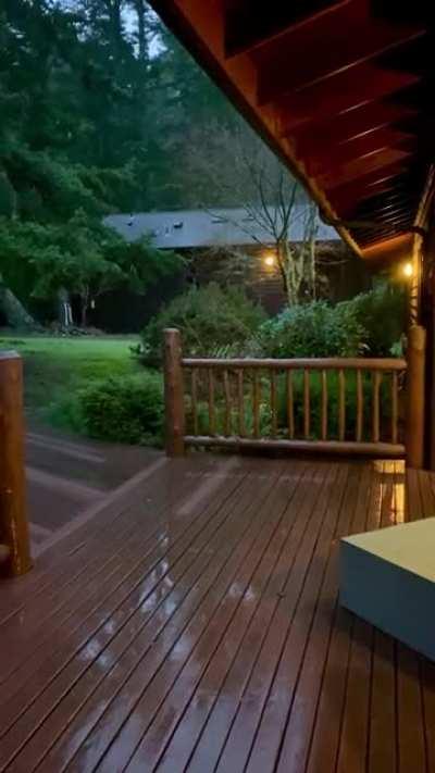 A peaceful morning after a stormy night in the PNW