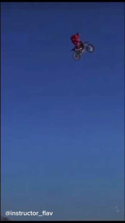 Even the bike came prepared