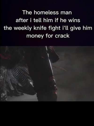 Bro thinks he the main character 