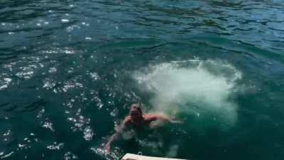 Blue thong  - instagram June 22, 2024