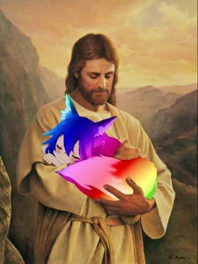 Senko and Jesus [The Bible/The Helpful Fox Senko-San]