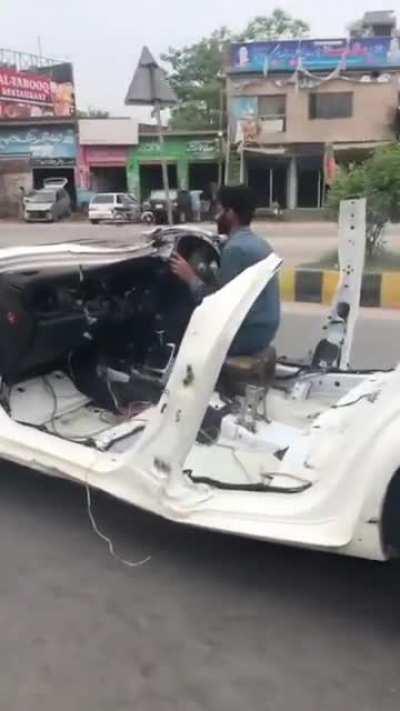 X on his way to Bennys after driving for 2 minutes