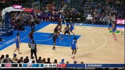 [Highlight] Shai Gilgeous-Alexander finds Chet Holmgren left alone on an island