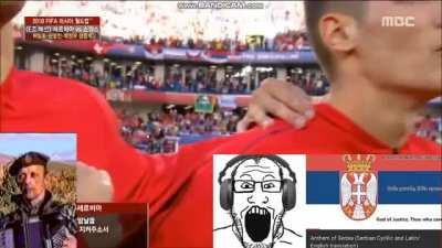 Serbs really used their original anthem in RuZZia 2018, Cocksuckers...