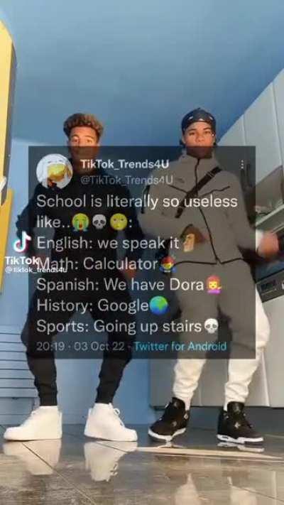 Walking up stairs isn't a sport