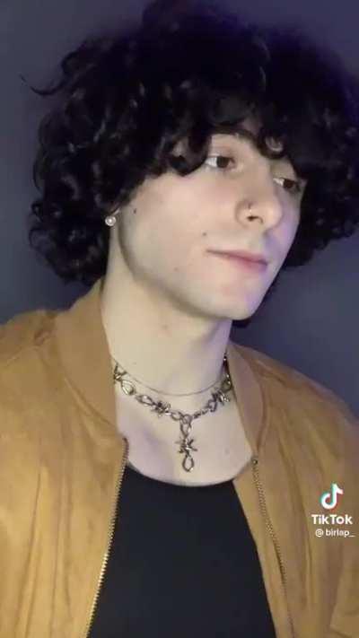 He's flirting with his phone💀