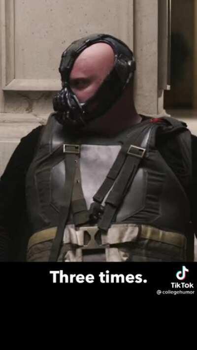 He is not the hero we need but the hero we deserve