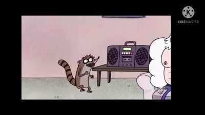 Mordecai just accept it,Rigby’s idea is wayyyyyy better. idk why but Reddit doesn’t let you crop anything