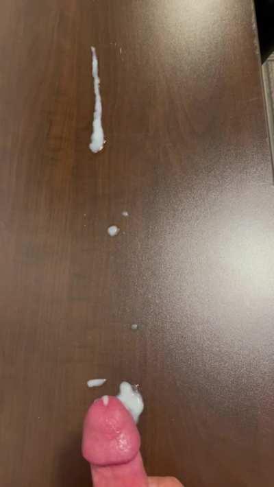 A nice thick load fired off 6 feet 