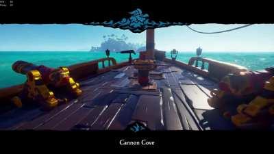 Was fighting a skeleton ship when...