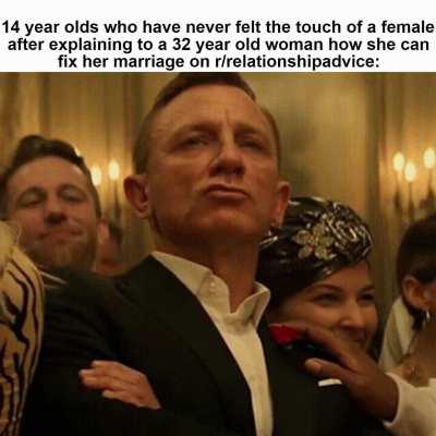 You know, I'm something of a marriage counselor myself