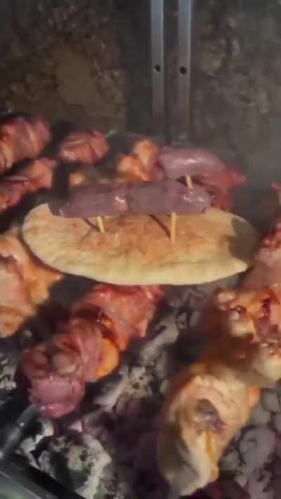 A result of boredom while working in a kitchen?