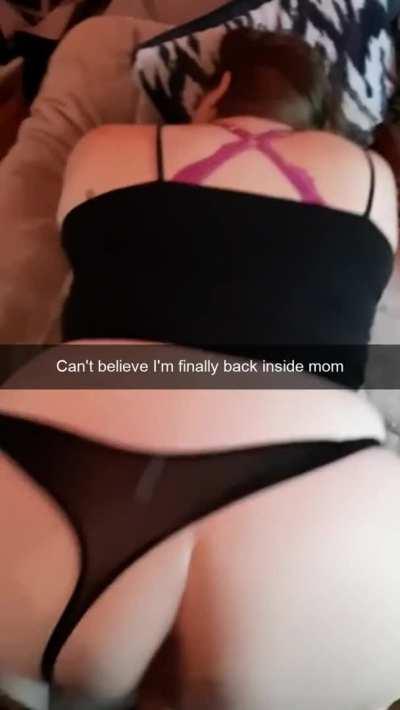 Chubby mom gets creampied by son after he catches her masturbating during lockdown