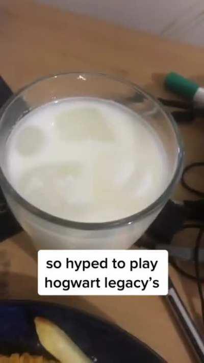 Do y'all put ice in your milk?