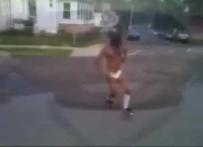 Me on the way to Bruce house