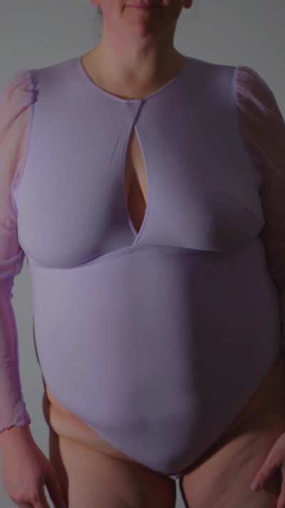 Adore me body suit and a smile