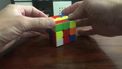 F2L in less than a second!