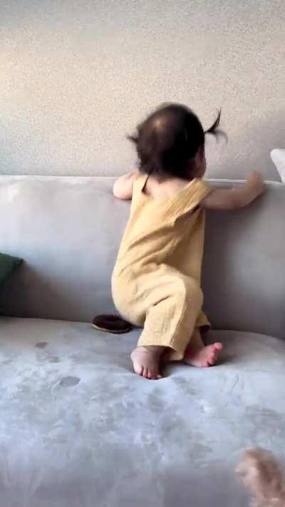 She wanted to try that too