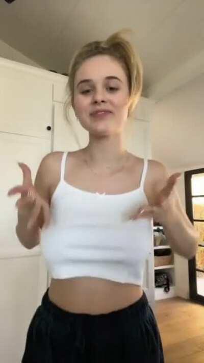 Bra-less dancing