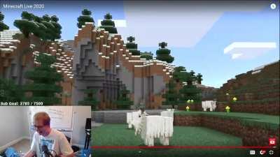 Carson laughing at goat for way too long