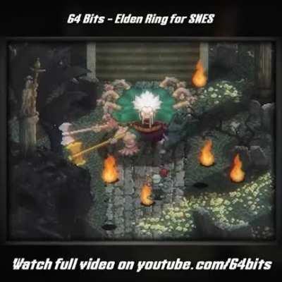We made Elden Ring look like it's from 1995 and on SNES :)