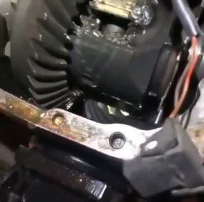 Gotta love used drift cars. (Yes that is a wrench)