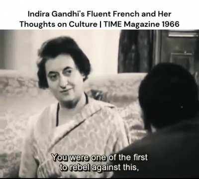 Indira Gandhi's French Interview from Time Magazine 1966