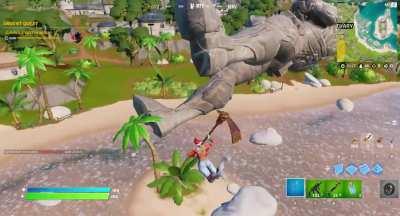 Tires+ Statue of Foundation = BOOM