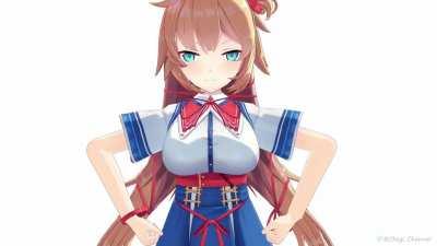 Pocky. (Miko and Haachama share a precious moment together)