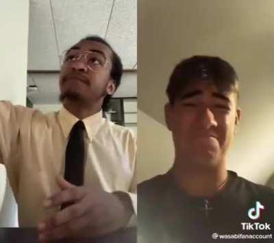 perfectly captured Hectors expression