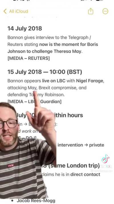The US with the help of conservatives and Farage who carried out a coup in the UK