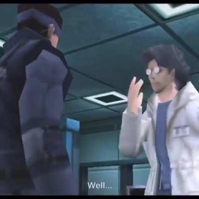Otacon has been watching a few strange anime.